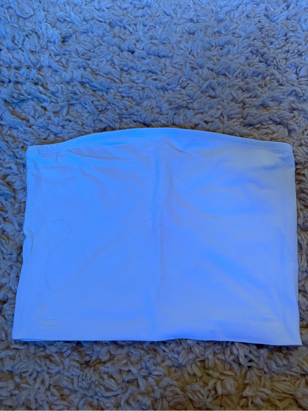 Match White Tube Mini Skirt - Stretch Knit